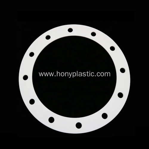 White sealing ring plastic ptfe flange gasket